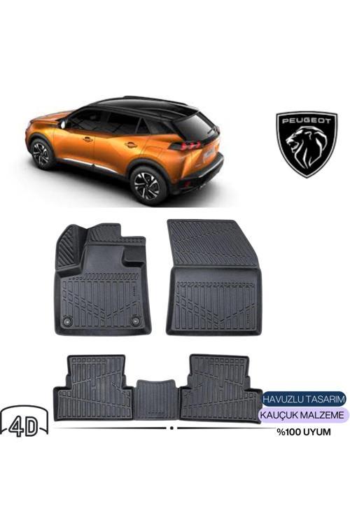 Peugeot 2008 2019 4D ( Araca Özel ) Premium Havuzlu Paspas