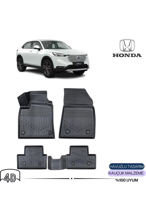 Honda H-Rv 2022 Sonrası 4D ( Araca Özel ) Premium Havuzlu Paspas