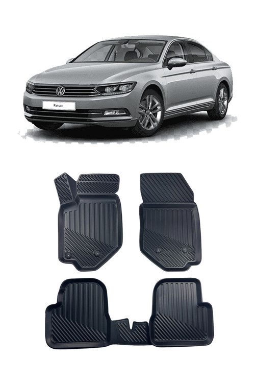 Volkswagen Passat B8 2015 Sonrası Araca Özel 3D Havuzlu Paspas
