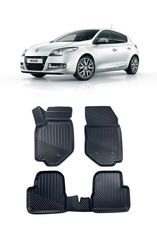 Renault Megane 3 2009 Araca Özel 3D Havuzlu Paspas