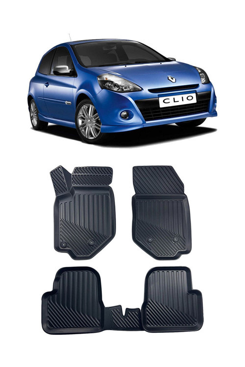 Renault Clio 3 2010 Araca Özel 3D Havuzlu Paspas