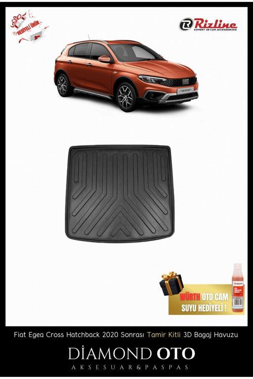 Fiat Egea Cross 3D Uyumlu  Bagaj Havuzu (Tamir Kitli) 2020-2021-2022-2023-2024