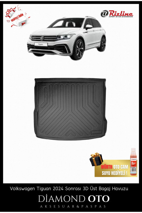 Volkswagen Tiguan 3D Üst Bagaj Havuzu 2024-2025