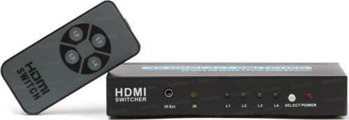 4 Giriş - 1 Çıkış Kumandalı Hdmi 4K Switch