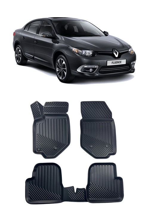 Renault Fluence 2012 Araca Özel 3D Havuzlu Paspas