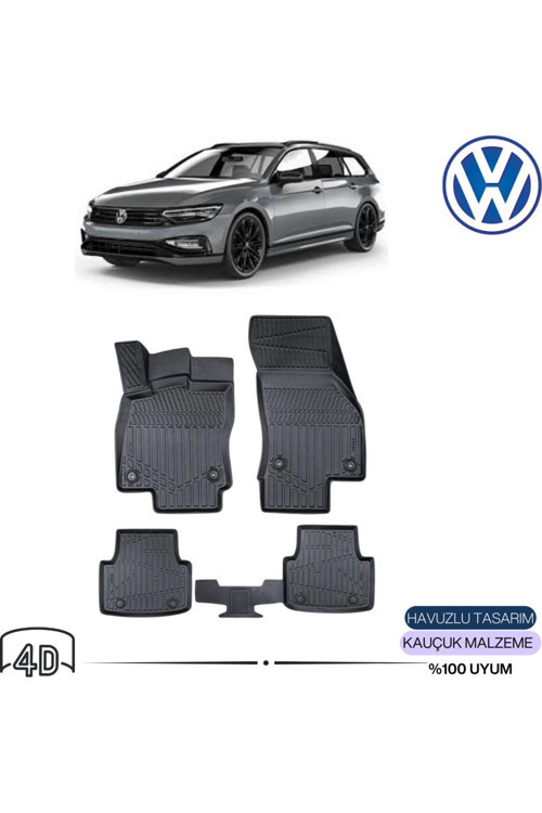 Volkswagen Passat B8 2020 4D Havuzlu Paspas