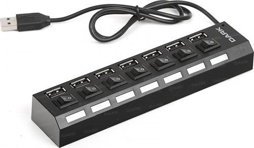 7 Port Anahtarlı Usb2.0 Hub