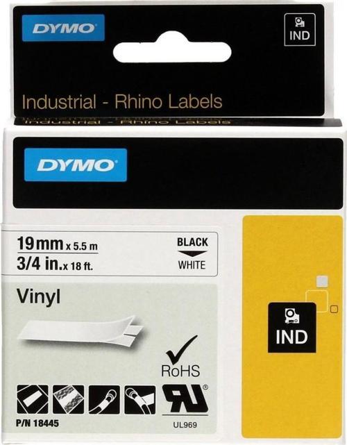 Rhinopro Renkli Vinil 19Mmx5,5 Metre Beyaz-Siyah
