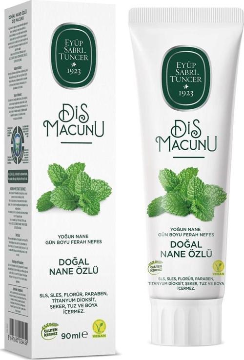 Doğal Nane Özlü Diş Macunu 90Ml