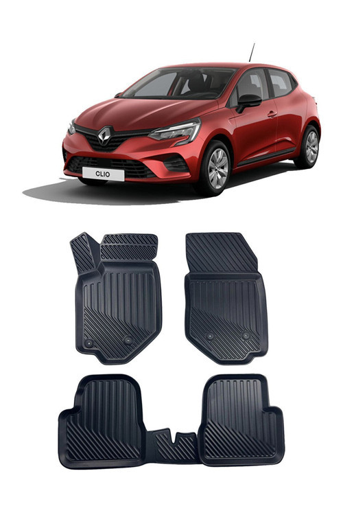 Renault Clio 5 2019 Sonrası Araca Özel 3D Havuzlu Paspas