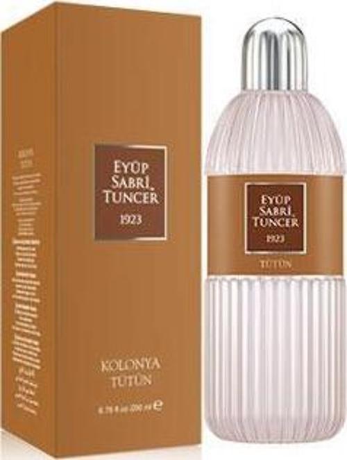 Tütün Kolonyası 200Ml Cam Şişe Silindir Kolonya