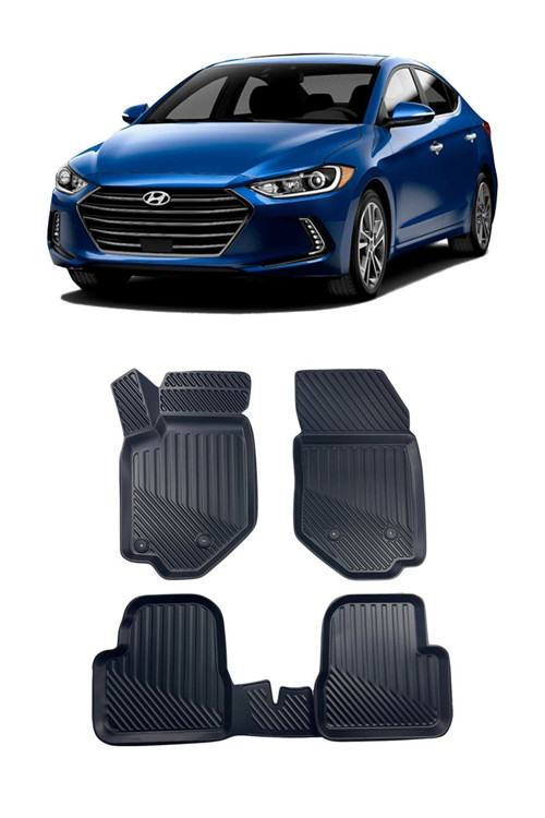 Hyundai Elantra 2019 Araca Özel 4D Havuzlu Paspas