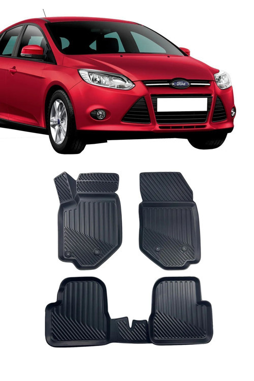 Ford Focus 3 2013 Araca Özel 4D Havuzlu Paspas