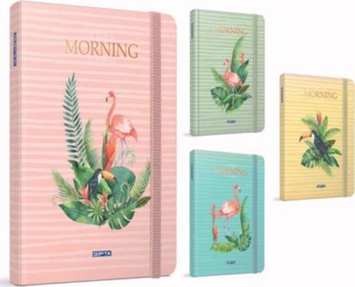Morning Sert Kapak Not Defteri 13X21Cm 120 Yaprak Çizgili (4 Lü Paket) 3793