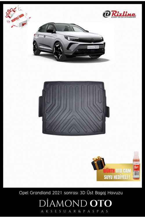 Opel Grandland 3D Üst Bagaj Havuzu 2021-2022-2023-2024-2025