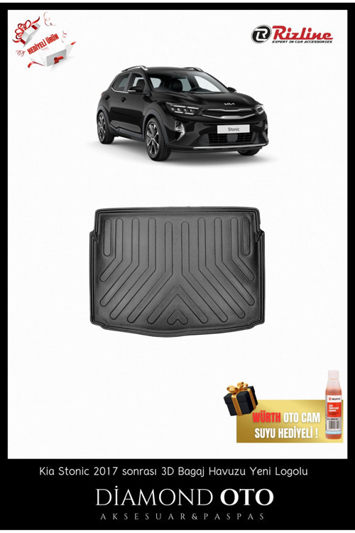 Kia Stonic 3D Bagaj Havuzu (Yeni Logolu) 201-2018-2019-2020-2021-2022-2023-2024