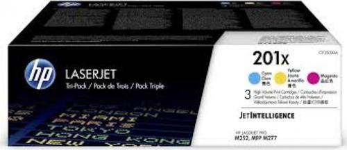 201X Mavi-Kırmızı-Sarı 3Lü Takım Toner Cf253Xm Cf401X-Cf402X-Cf403X