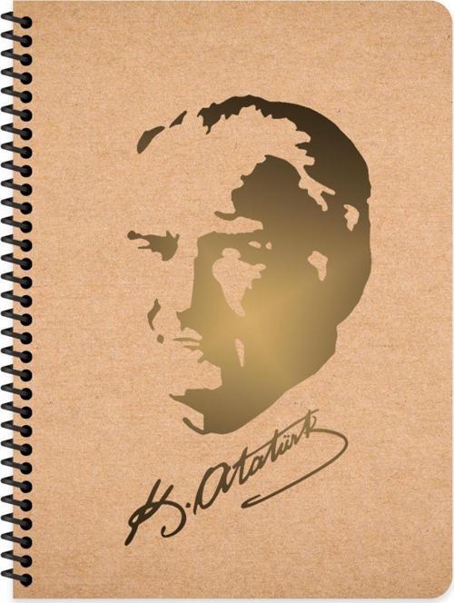 16,5X22,5 Cm 80 Yaprak Çizgili Spiralli Sert Kapak Not Defteri Funky Dft-Ata 418121-99 (Karışık Desen 1 Ade