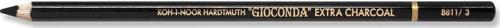 Koh-i Noor Sanatsal Black Charcoal Pencil Kömür Füzen Kalem Seti (12 Li Paket) 8811 3