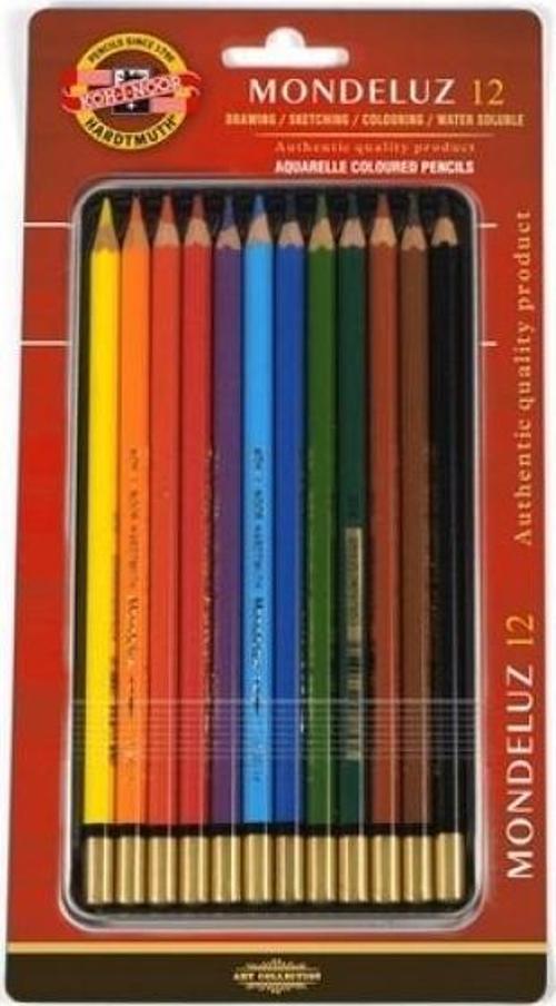 Koh-i Noor Set Aquarel Pencils Sanatsal Suluboya Kalemi 12 Renk 3722