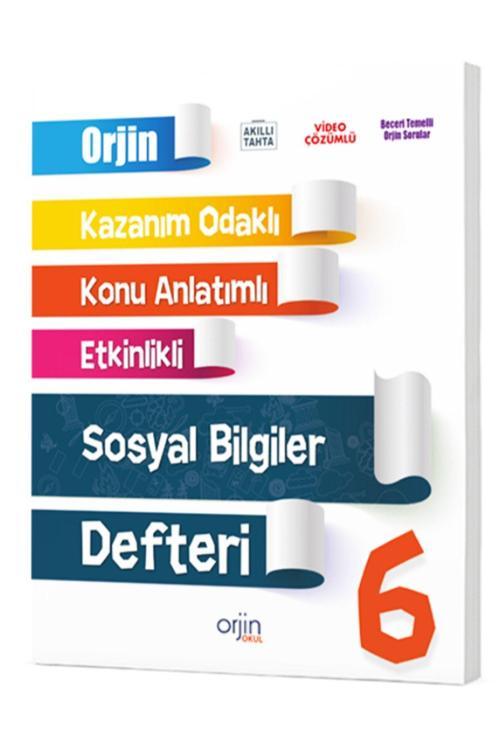 Gama Yayınları 6.Sınıf Orjin Sosyal Bilgiler Defter