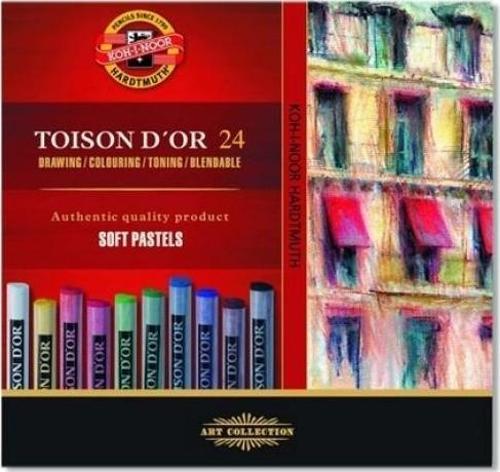 Koh-i Noor Set Of Artist´S Dry Chalks Soft Sanatsal Pastel Boya 24 Renk 8514