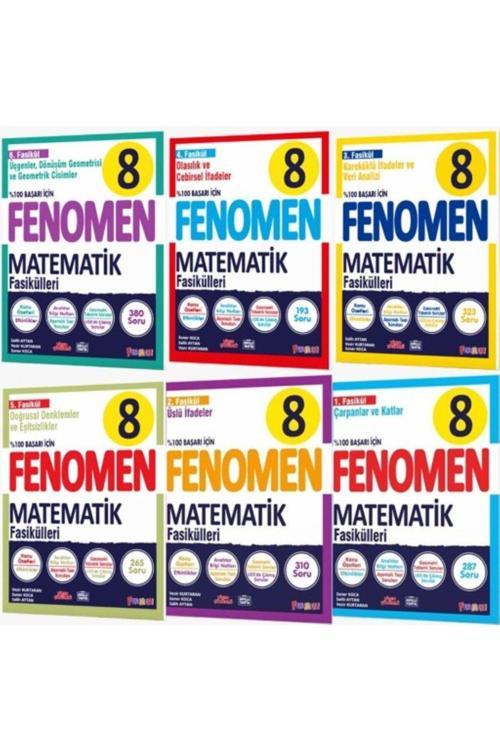 Gama Yayınları Fenomen 8.Sınıf Matematik Fasikülleri 6 Fasikül Soru Bankası Full Yeni Kapak