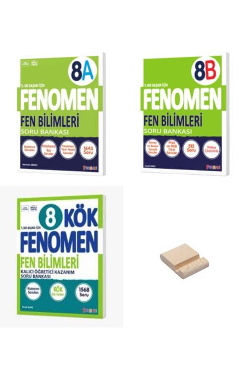 Fenomen Yayıncılık Lgs 8. Sınıf A - B Serisi Ve Kök Fen Bilimleri Soru Bankaları 3 Kitap