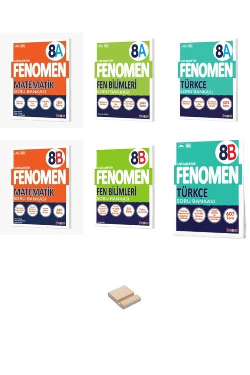Fenomen Yayıncılık Lgs 8. Sınıf A - B Serisi Matematik Fen Ve Türkçe Soru Bankaları 6 Kitap