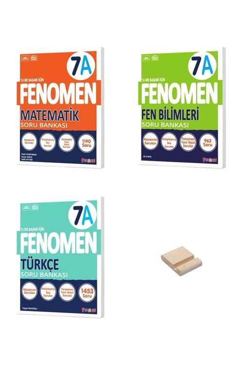 Fenomen Yayıncılık 7. Sınıf A Serisi Matematik Fen Ve Türkçe Soru Bankası 3Lü Set