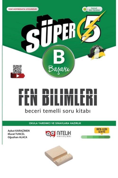 Nitelik Yayınları 5. Sınıf Beceri Temelli B Serisi Fen Bilimleri Soru Bankası