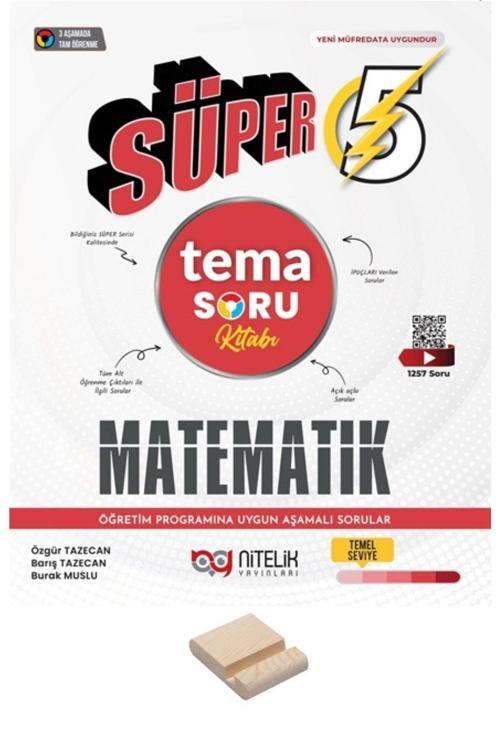 Nitelik Yayınları 5. Sınıf Süper Tema Matematik Soru Bankası