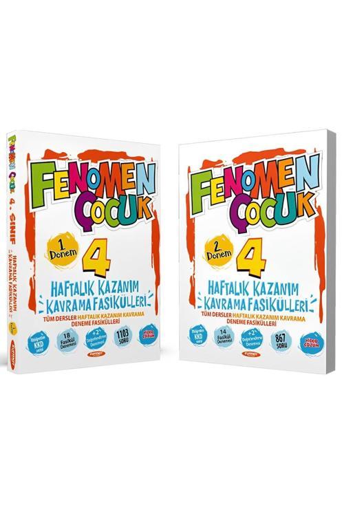 Fenomen Yayıncılık Fenomen Çocuk 4 Kkf Tüm Dersler (32+4 Fasikül)