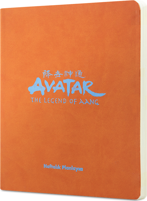 Not Defteri Haftalık Planlayıcı Tarihsiz Avatar Çizgisiz 15X17Cm Turuncu Pln-389040