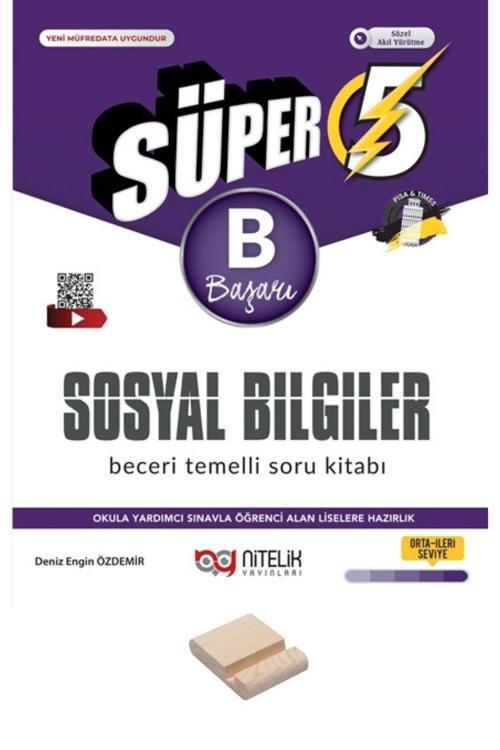 Nitelik Yayınları 5. Sınıf Beceri Temelli B Serisi Sosyal Bilgiler Soru Bankası