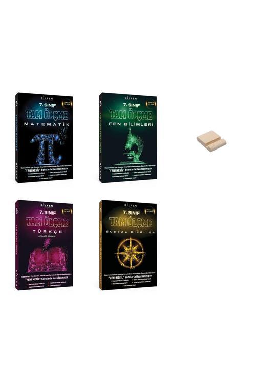 Bilfen Yayıncılık 7. Sınıf Tam Ölçme Serisi Etkinlikli Matematik Türkçe Fen Ve Sosyal 4Lü Set Soru Bankası