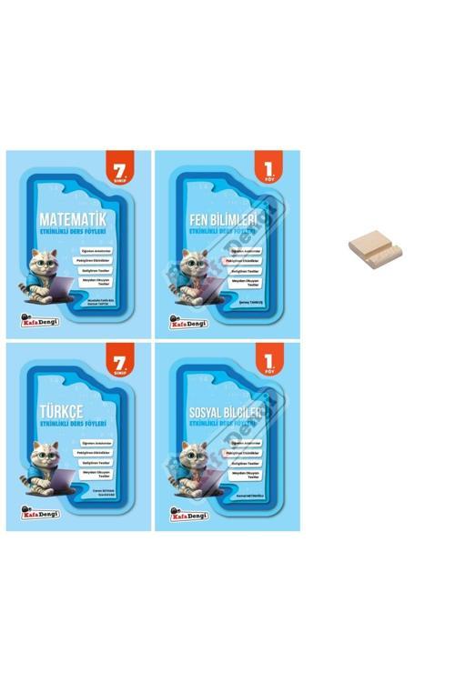 Kafa Dengi Yayınları 7. Sınıf Matematik Fen Türkçe Ve Sosyal 4Lü Set Etkinlikli Ders Föyü