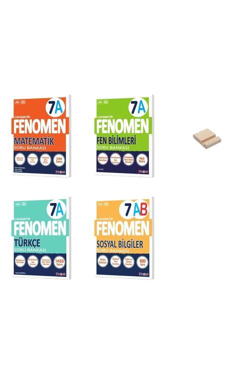 Fenomen Yayıncılık 7. Sınıf A Serisi Matematik Türkçe Fen Ve Sosyal Soru Bankası 4Lü Set