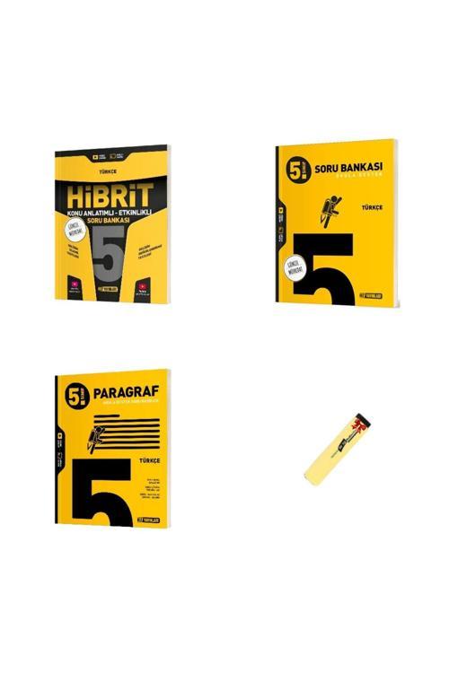 Hız Yayınları 5. Sınıf Hibrit Ve Soru Bankası Türkçe Paragraf 3Lü Set