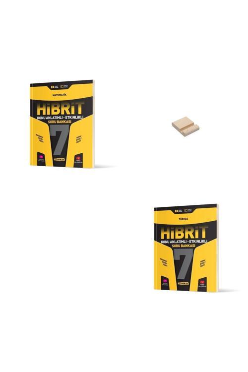 Hız Yayınları 7. Sınıf Hibrit Serisi Matematik Ve Türkçe Soru Bankası