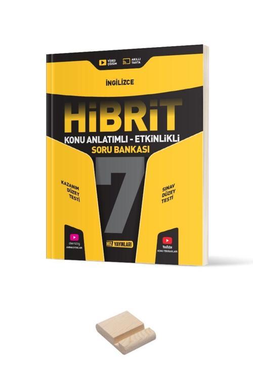 Hız Yayınları 7. Sınıf Konu Anlatımlı - Etkinlikli İngilizce Hibirit Soru Bankası