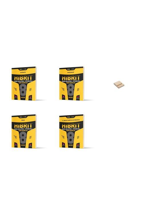Hız Yayınları Lgs 8. Sınıf Hibrit Konu Anlatımlı Matematik Fen Türkçe Ve İnkılap 4Lü Set Soru Bankası