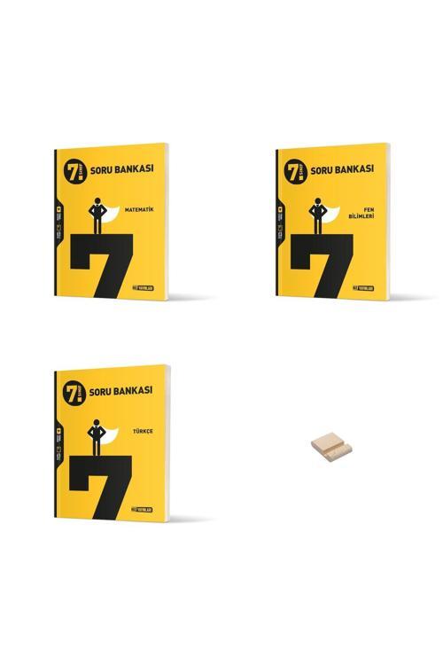 Hız Yayınları 7. Sınıf Matematik Fen Bilimleri Ve Türkçe 3Lü Set Soru Bankası