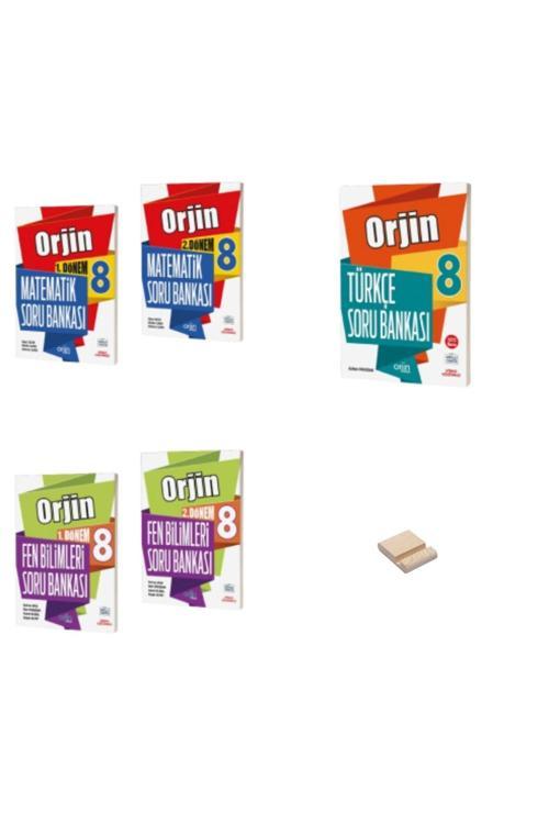 Fenomen Yayıncılık Orjin Lgs 8. Sınıf Matematik Fen Ve Türkçe 1 Ve 2. Dönem Soru Bankası 5Li Set