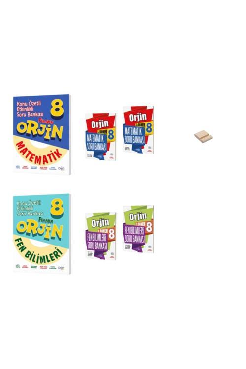 Fenomen Yayıncılık Orjin Lgs 8. Sınıf Matematik Ve Fen Konu Özetli 1 Ve 2. Dönem 6Lı Set Soru Bankası