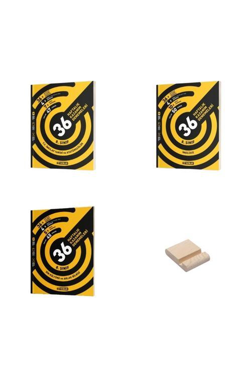 Hız Yayınları Lgs 8. Sınıf İnkılap İngilizce Ve Din Haftalık Kazanım Denemeleri 3Lü Set