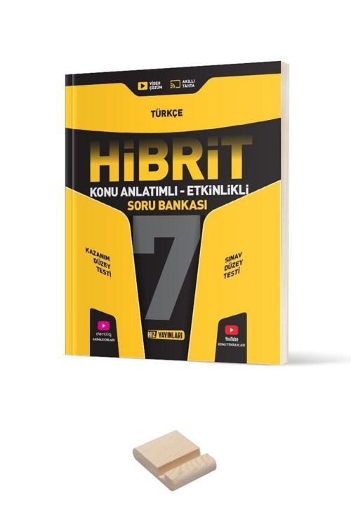 Hız Yayınları 7. Sınıf Konu Anlatımlı - Etkinlikli Türkçe Hibirit Soru Bankası