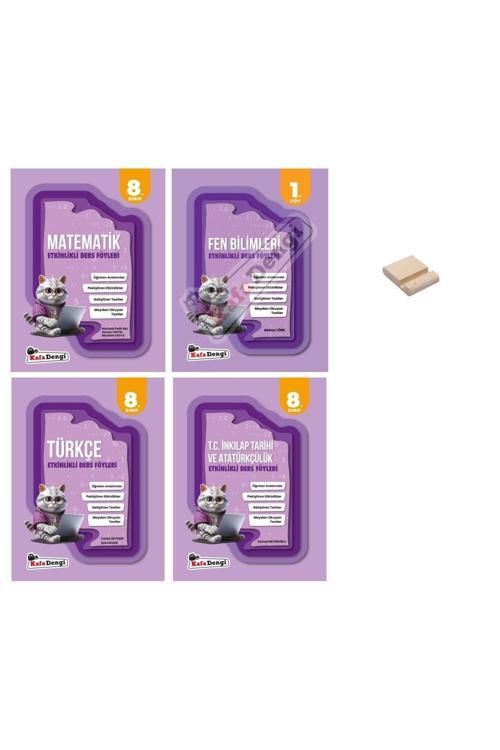Kafa Dengi Yayınları Lgs 8. Sınıf Matematik Fen Türkçe Ve İnkılap 4Lü Set Etkinlikli Ders Föyleri