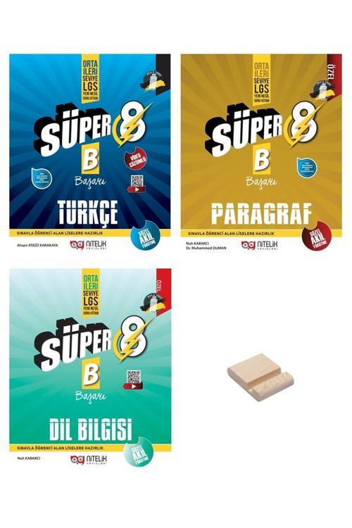 Nitelik Yayınları Lgs 8. Sınıf Yeni Nesil B Türkçe Paragraf Ve Dilbilgisi 3Lü Set Soru Bankası