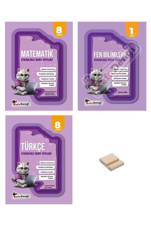 Kafa Dengi Yayınları Lgs 8. Sınıf Matematik Fen Ve Türkçe Etkinlikli Ders Föyleri 3Lü Set